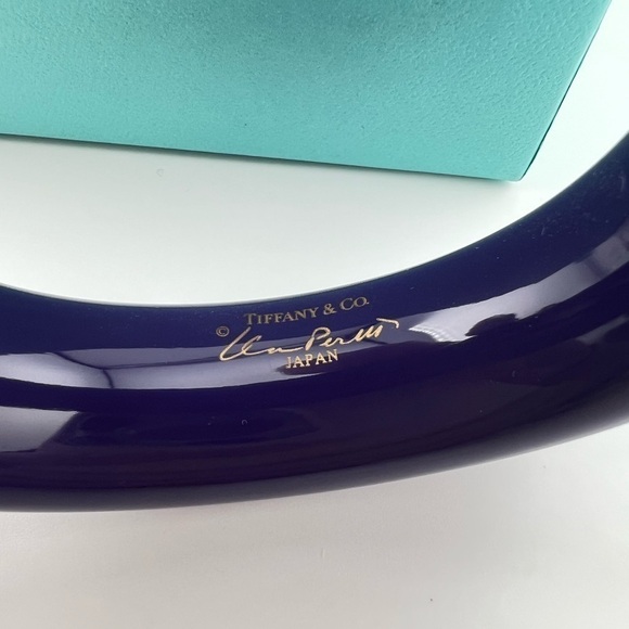 Tiffany & Co. Elsa Peretti Purple Doughnut Lacquer Bangle 💜 - Picture 3 of 10
